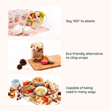 Pop Harmony Reusable Food Wrap - SustainableSG